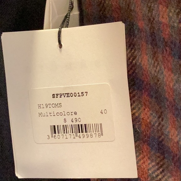 NWT Sandro Paris Multi Colored Blazer - Picture 7 of 7